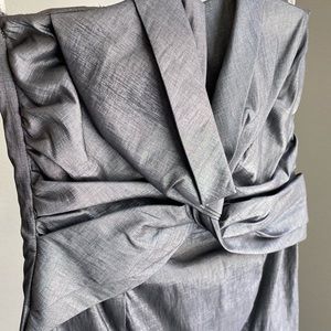 Jessica McClintock Silver Dress
